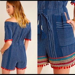 Anthropologie THML Romper